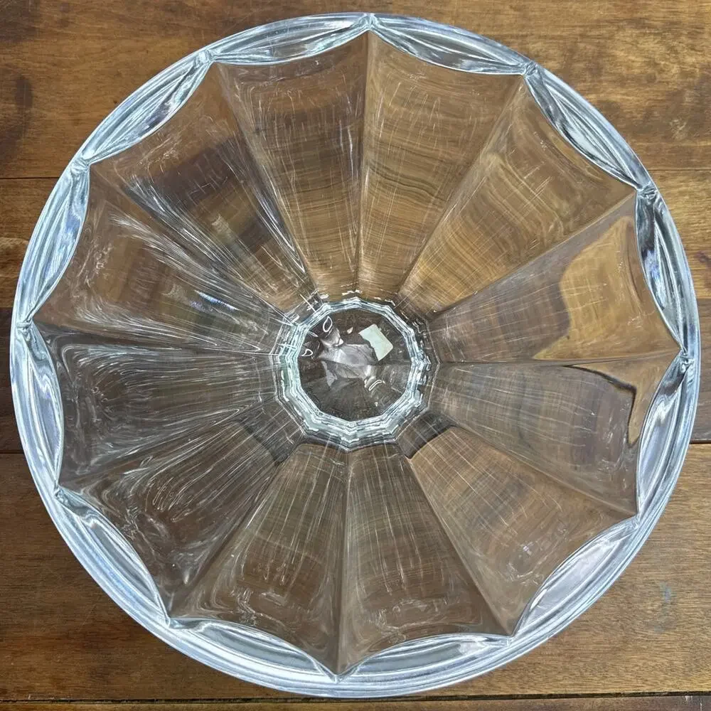 Iceland By Mikasa Vintage Clear Paneled 9 7/8